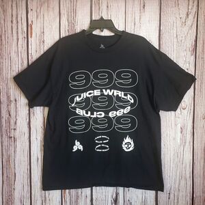 Juice WRLD 999 Club T-Shirt Mens XL Cotton Rap Music Hip Hop Cotton Mens
